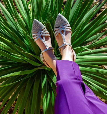 ROSALI SILVER CHiE MIHARA zapatos
