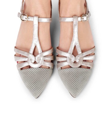 ROSALI SILVER CHiE MIHARA zapatos