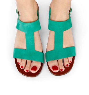 QUEBEC GREEN CHiE MIHARA sandals