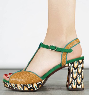 KEDUNI GREEN CHiE MIHARA sandals