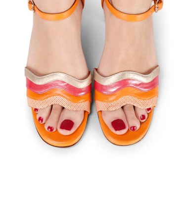 BAOLA ORANGE CHiE MIHARA sandalias