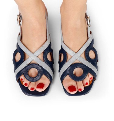 TABATA BLUE CHiE MIHARA sandals