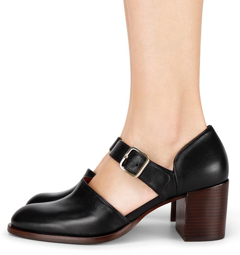 TUBAL BLACK CHiE MIHARA shoes