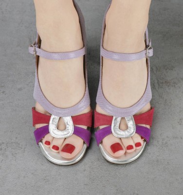 BADENA SILVER CHiE MIHARA sandals