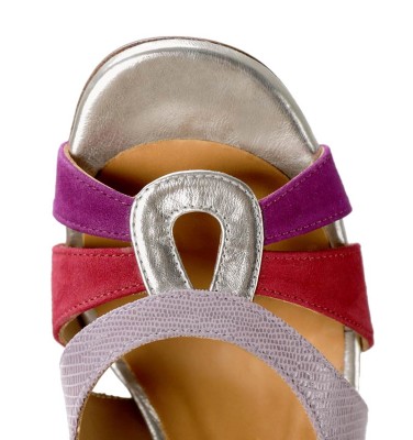 BADENA SILVER CHiE MIHARA sandals