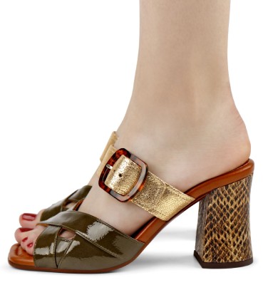 PANGO DARK GREEN CHiE MIHARA sandalias