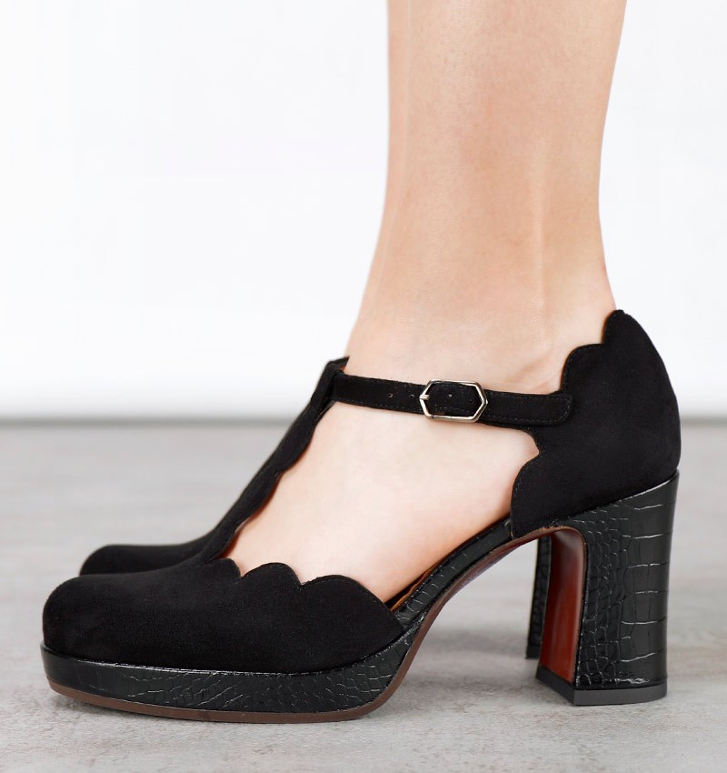 DALIN BLACK CHiE MIHARA shoes