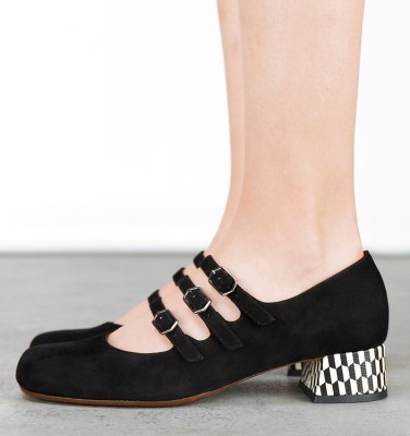 RIVAS BLACK CHiE MIHARA shoes