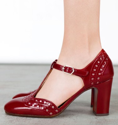 Chie Mihara WANTE BURGUNDY shoes | Fall-Winter Collection