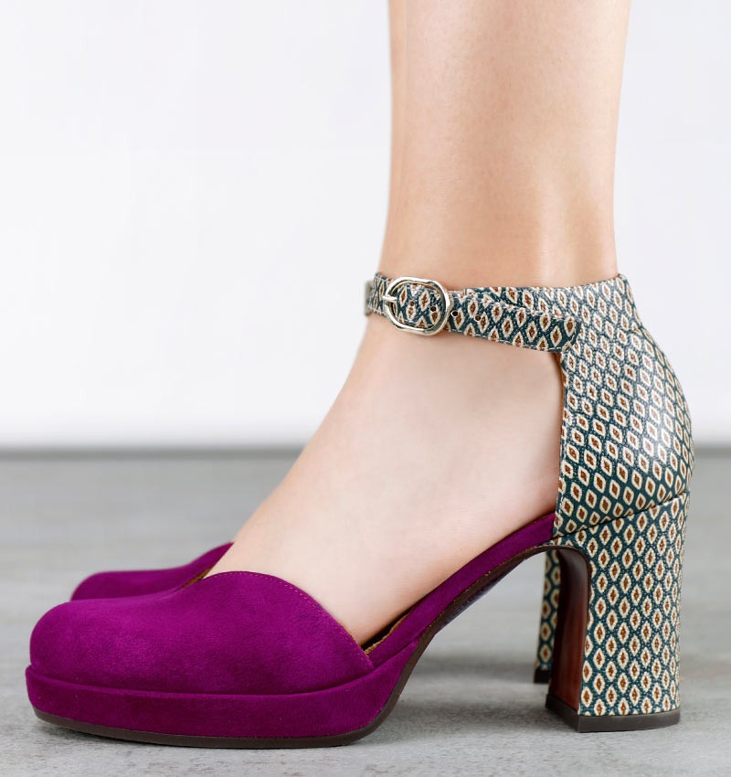 DAMAHO PURPLE CHiE MIHARA zapatos