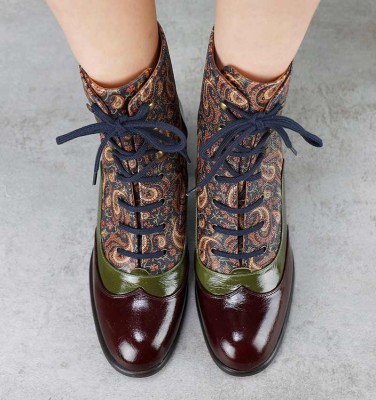 GAUZY DARK BROWN CHiE MIHARA boots