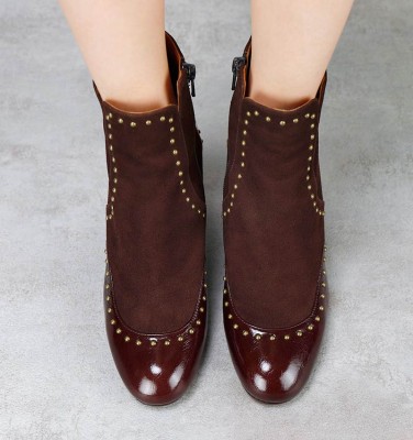 ADIS DARK BROWN CHiE MIHARA boots