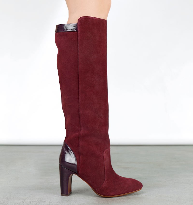 ERYAN BURGUNDY CHiE MIHARA boots