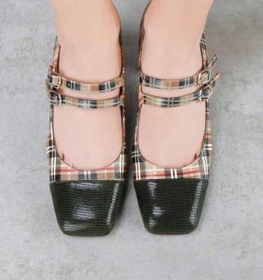 VOLCANO DARK GREEN CHiE MIHARA shoes