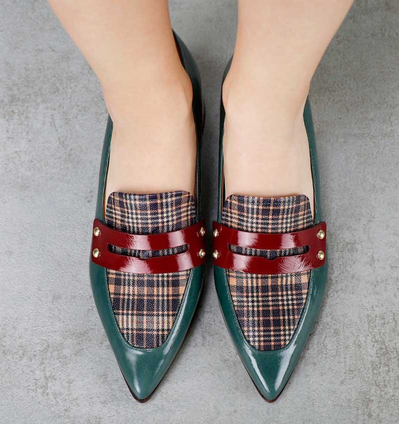 JEY DARK GREEN CHiE MIHARA shoes