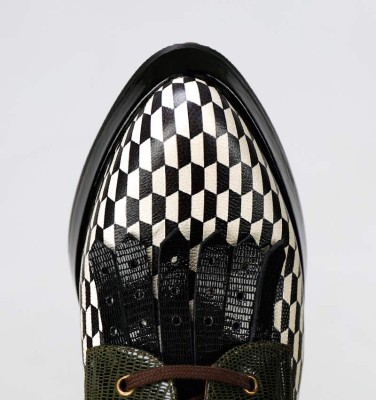 FAIKO BLACK AND WHITE CHiE MIHARA shoes