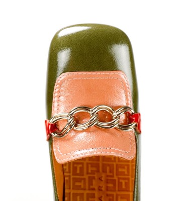 PETREL DARK GREEN CHiE MIHARA zapatos