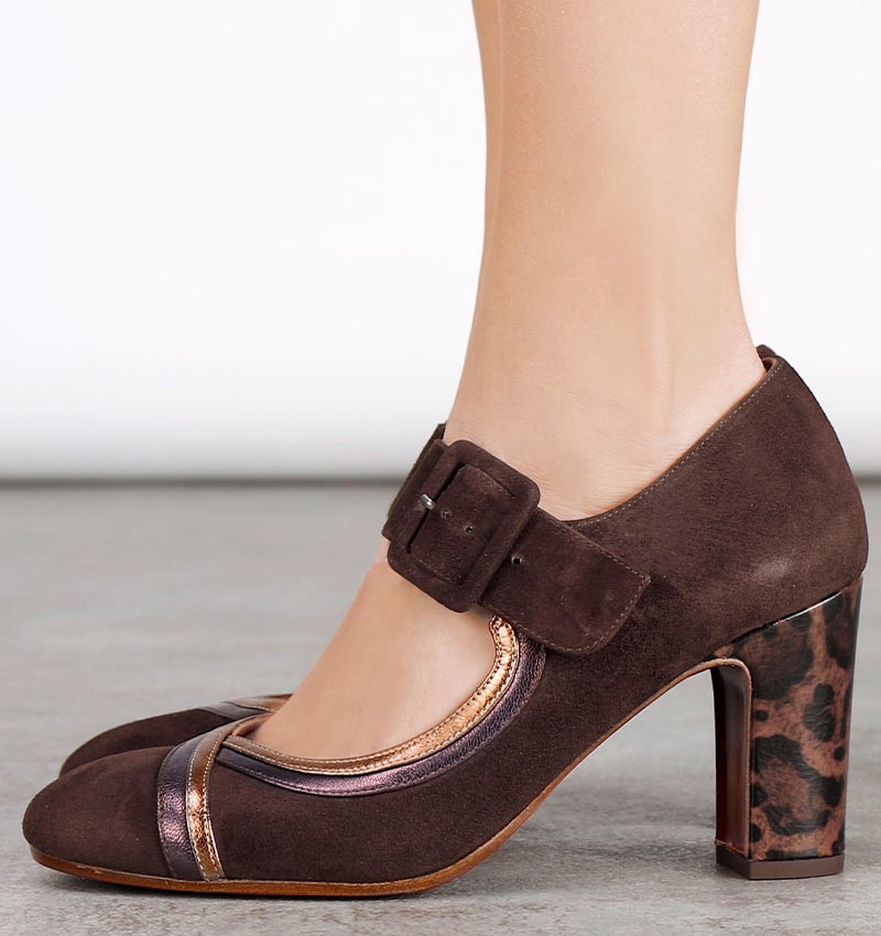 WIESA DARK BROWN CHiE MIHARA zapatos