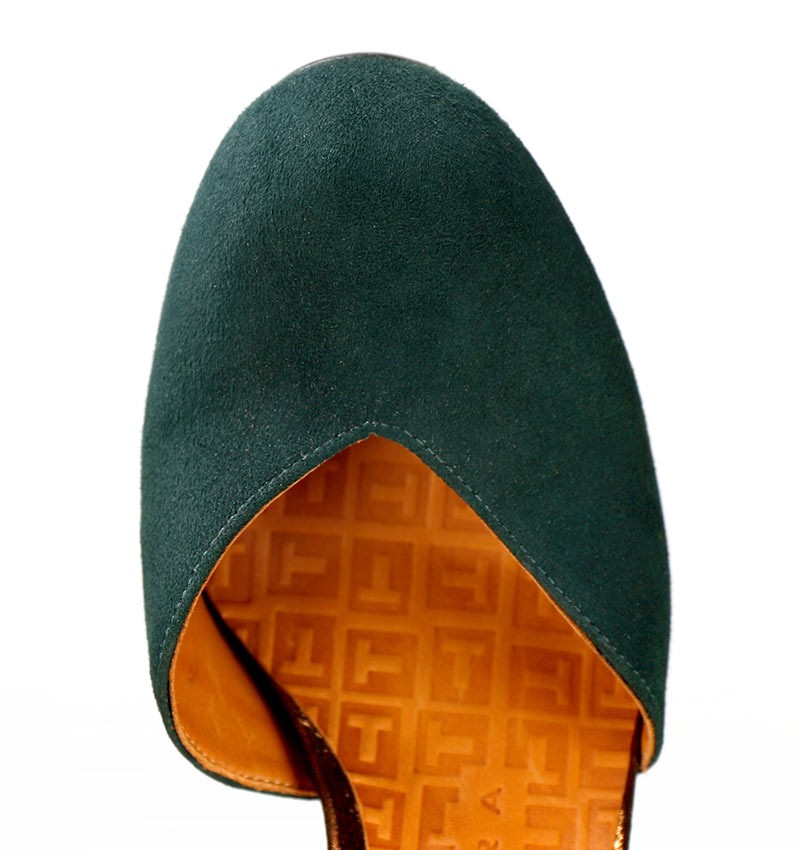 YEDI DARK GREEN CHiE MIHARA zapatos
