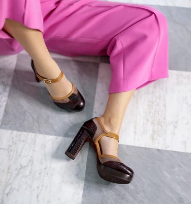 YEVLIN GRAPE CHiE MIHARA zapatos