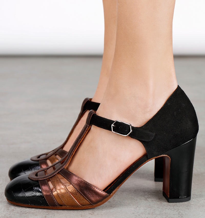 WANCE BLACK CHiE MIHARA shoes