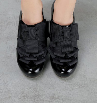 L-CATAME PATENT BLACK CHiE MIHARA shoes