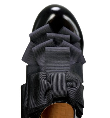 L-CATAME PATENT BLACK CHiE MIHARA shoes