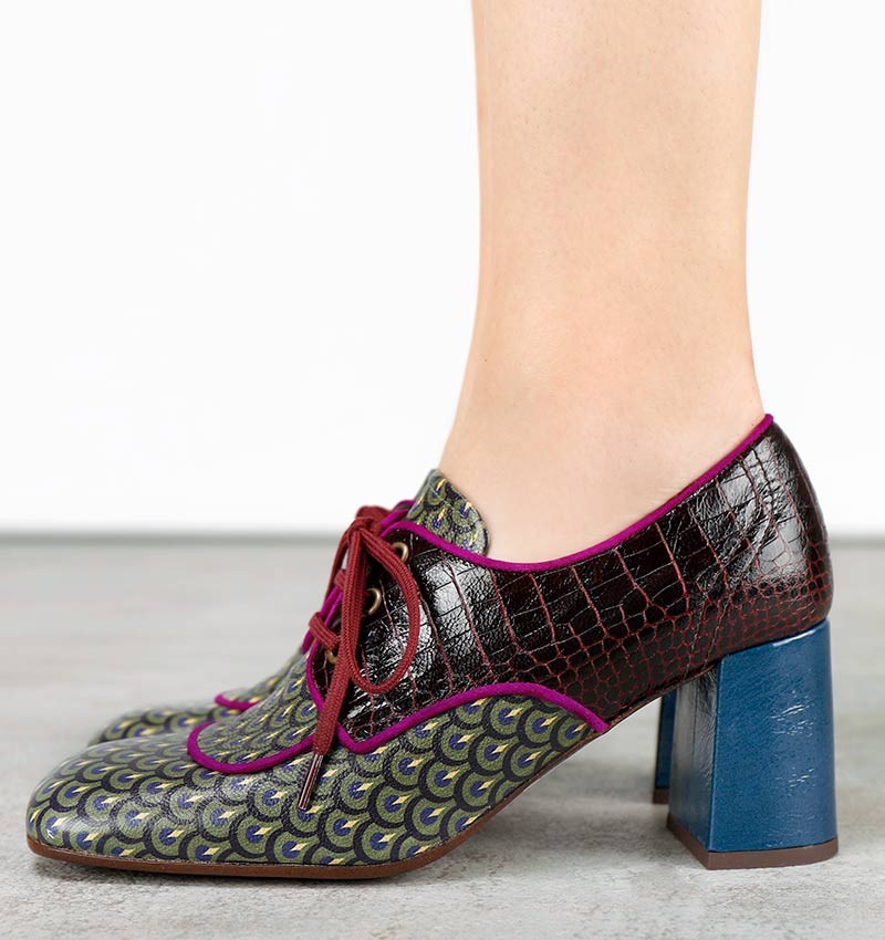 PETORA DARK GREEN CHiE MIHARA shoes