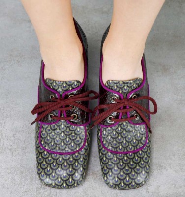 PETORA DARK GREEN CHiE MIHARA shoes