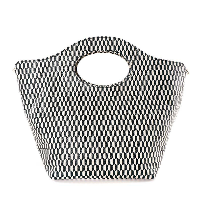 TOMIKO BLACK & WHITE CHiE MIHARA handbags