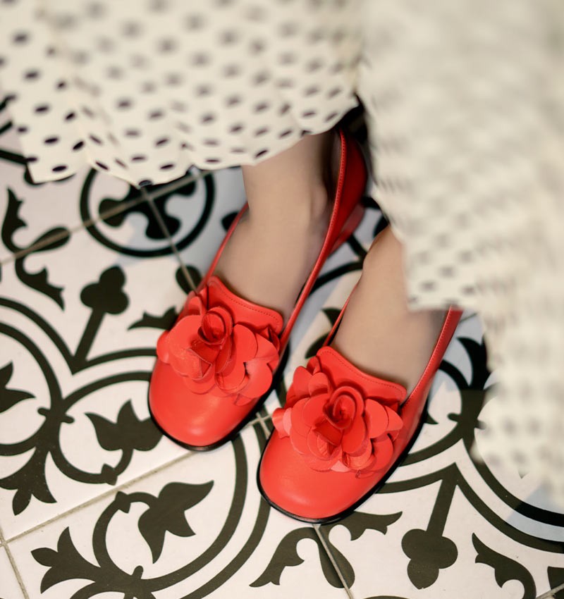 MAHA RED TOP 10 CHiE MIHARA zapatos