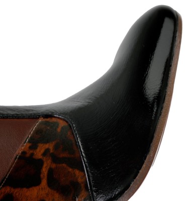 ETUSA BLACK & BROWN CHiE MIHARA boots