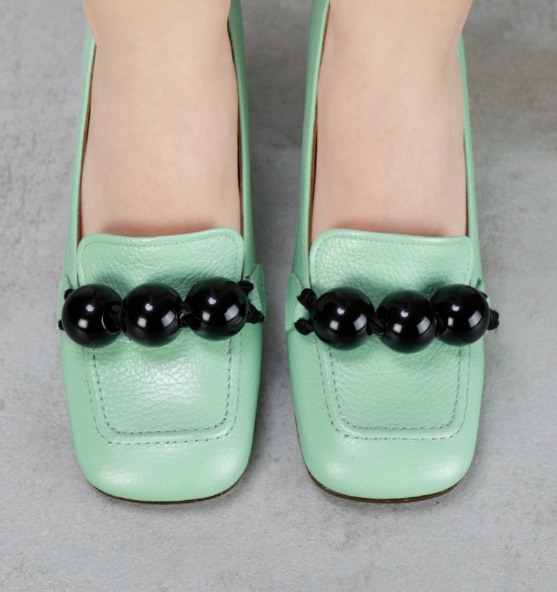 SULEIKO GREEN CHiE MIHARA zapatos