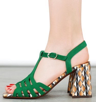 PESCA GREEN CHiE MIHARA sandals