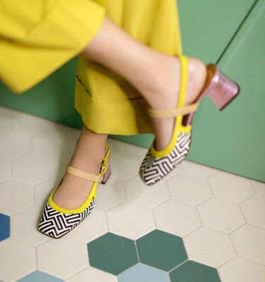 VOYAGE MULTI YELLOW CHiE MIHARA shoes