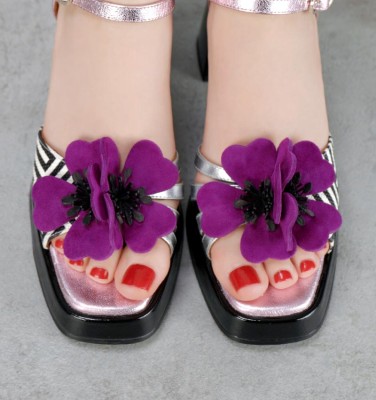 NASSUN BLACK & WHITE CHiE MIHARA sandalias