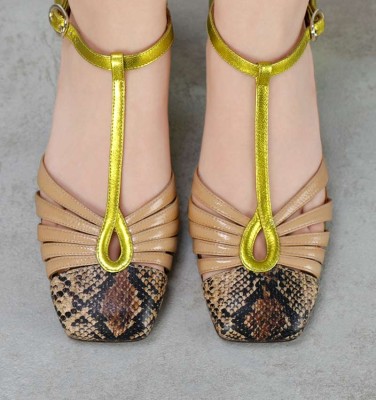 VUDUI GOLD CHiE MIHARA shoes