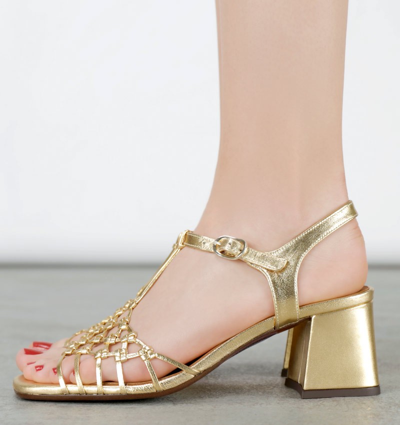 LANTES GOLD CHiE MIHARA sandalias