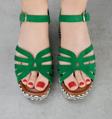 DONITA GREEN CHiE MIHARA sandals