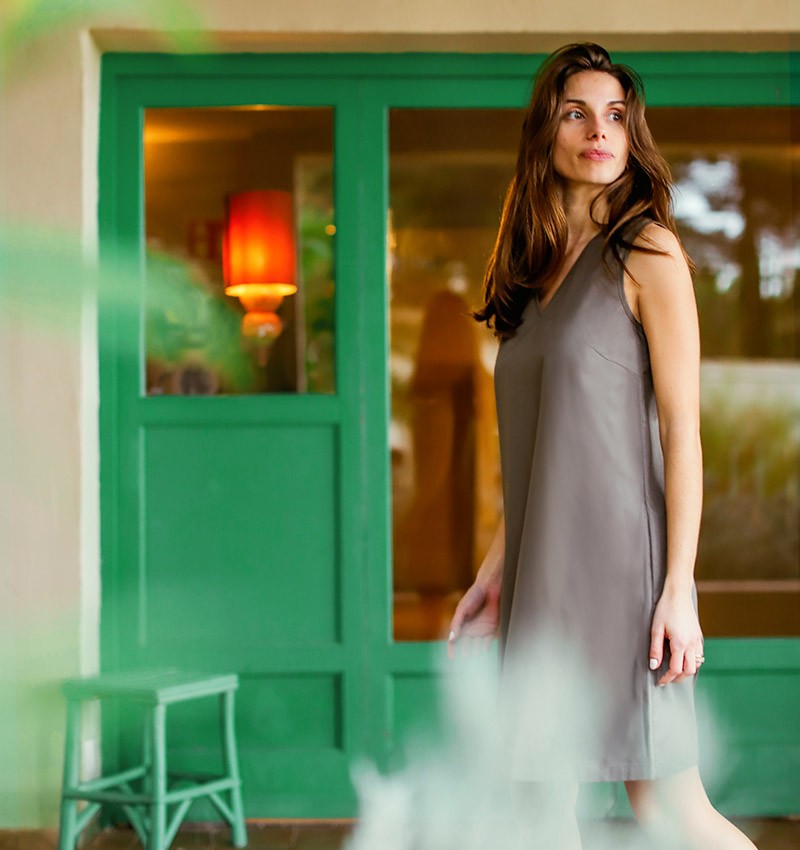 VESTIDO DEMI VERDE