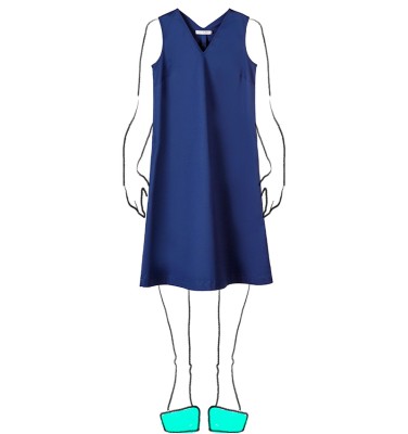 VESTITO DEMI BLU