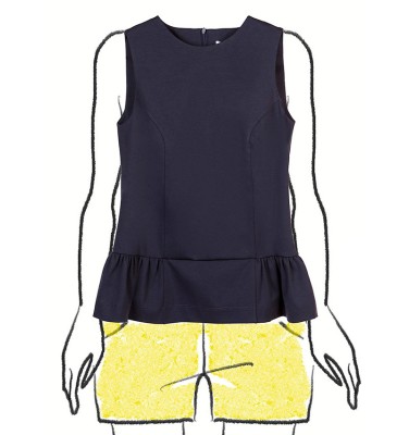 TOP LAVINIA BLU