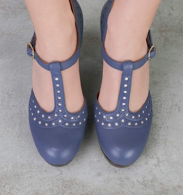 YERURU BLUE CHiE MIHARA zapatos