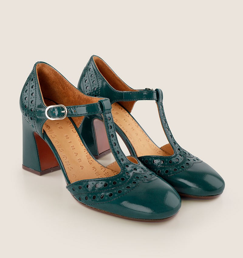 MANTE DARK GREEN CHiE MIHARA shoes