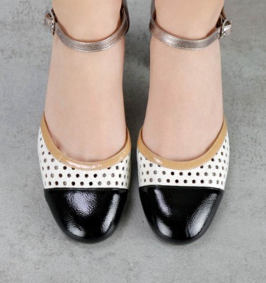 FIZA BLACK SILVER CHiE MIHARA shoes