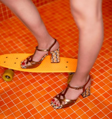 PLAU COPPER CHiE MIHARA sandals