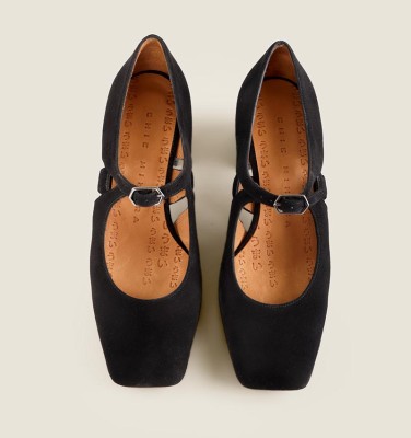 VYVYSTA BLACK SUEDE CHiE MIHARA chaussures