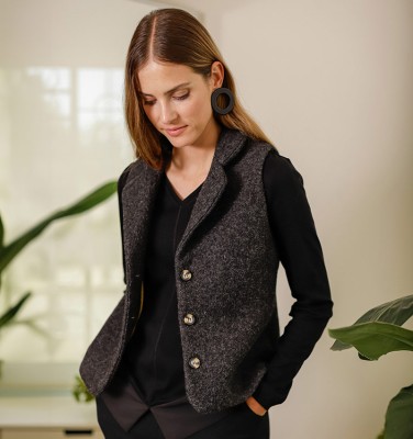 GILET VIVIAN NOIR
