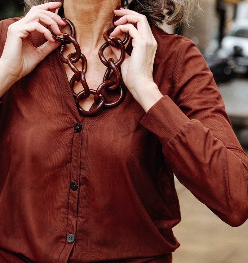 CARDIGANO CHILL MARRONE