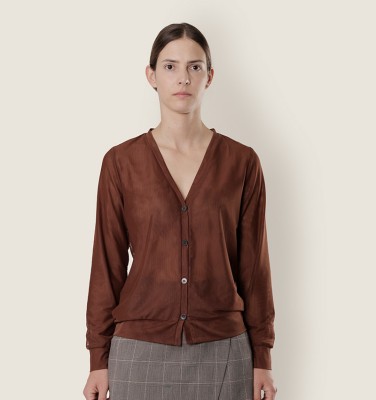 CARDIGAN CHILL MARRON